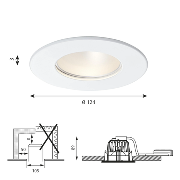 BASIC MINI - LED round ceiling steel spotlight by Louis Poulsen - view 3